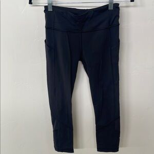 lululemon Black Cropped Leggings